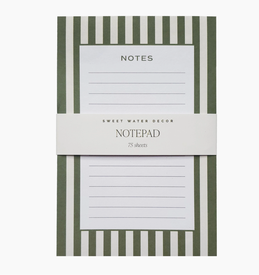 Striped Notepad - Stationery