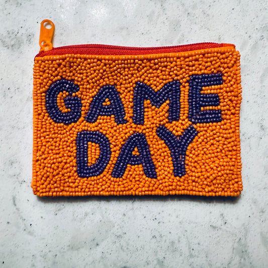 Clemson Game Day Coin Purse