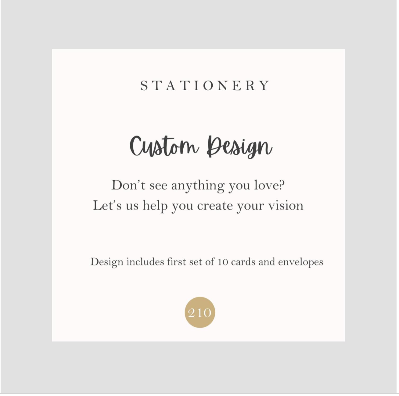 Custom Stationery Design