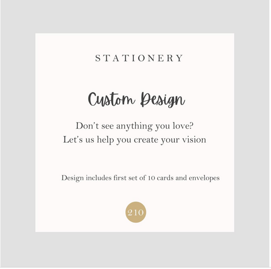 Custom Stationery Design