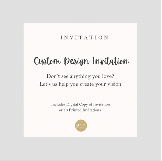 Digital Custom Invitation